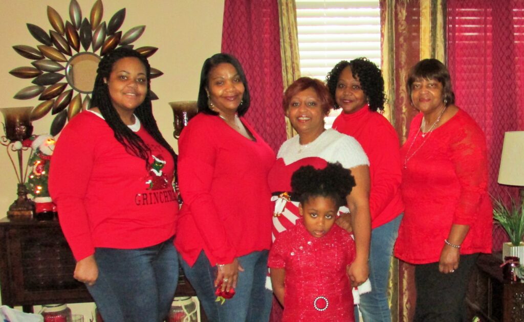 family Christmas photo