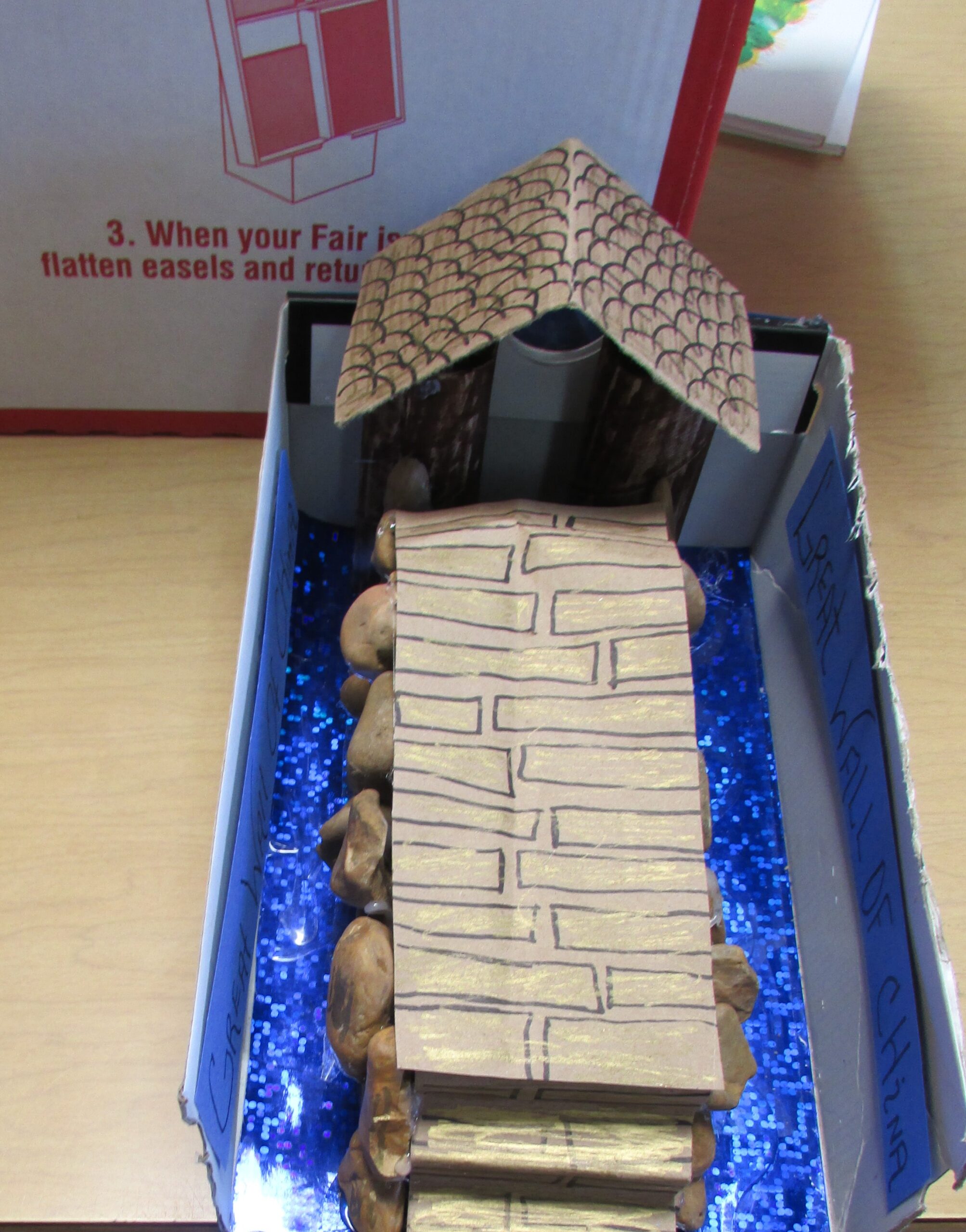 Project-based learning activity Diorama The Great Wall of China