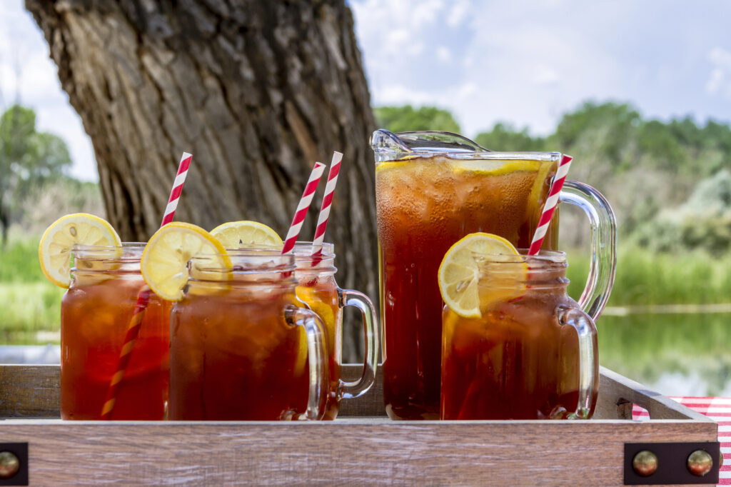 Southern sweet tea for adult book club tea party