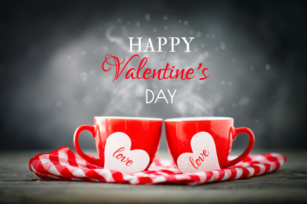 Valentines day tea cover