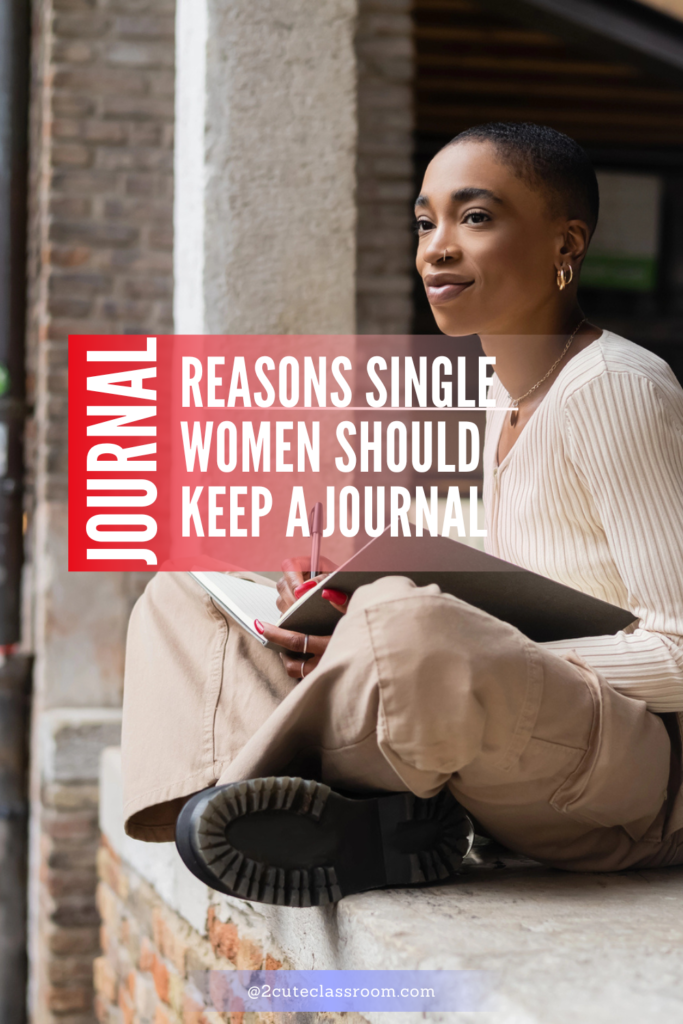 Single women and journaling for mental health